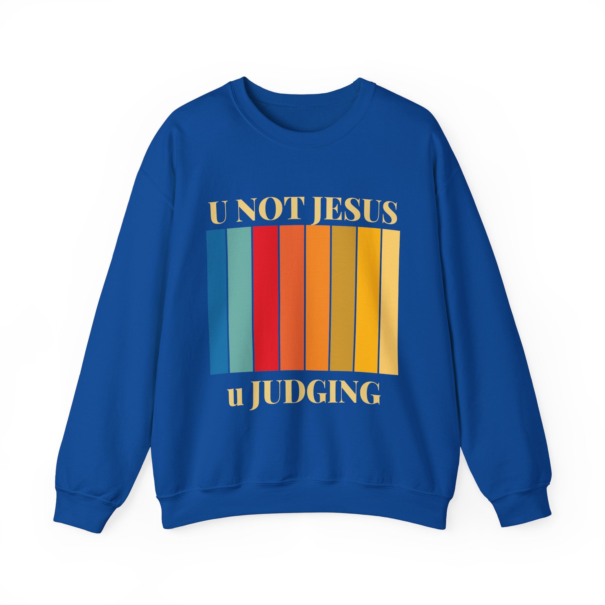 U NOT JESUS Unisex Crewneck Sweatshirt - Heavy Blend, Casual Comfort