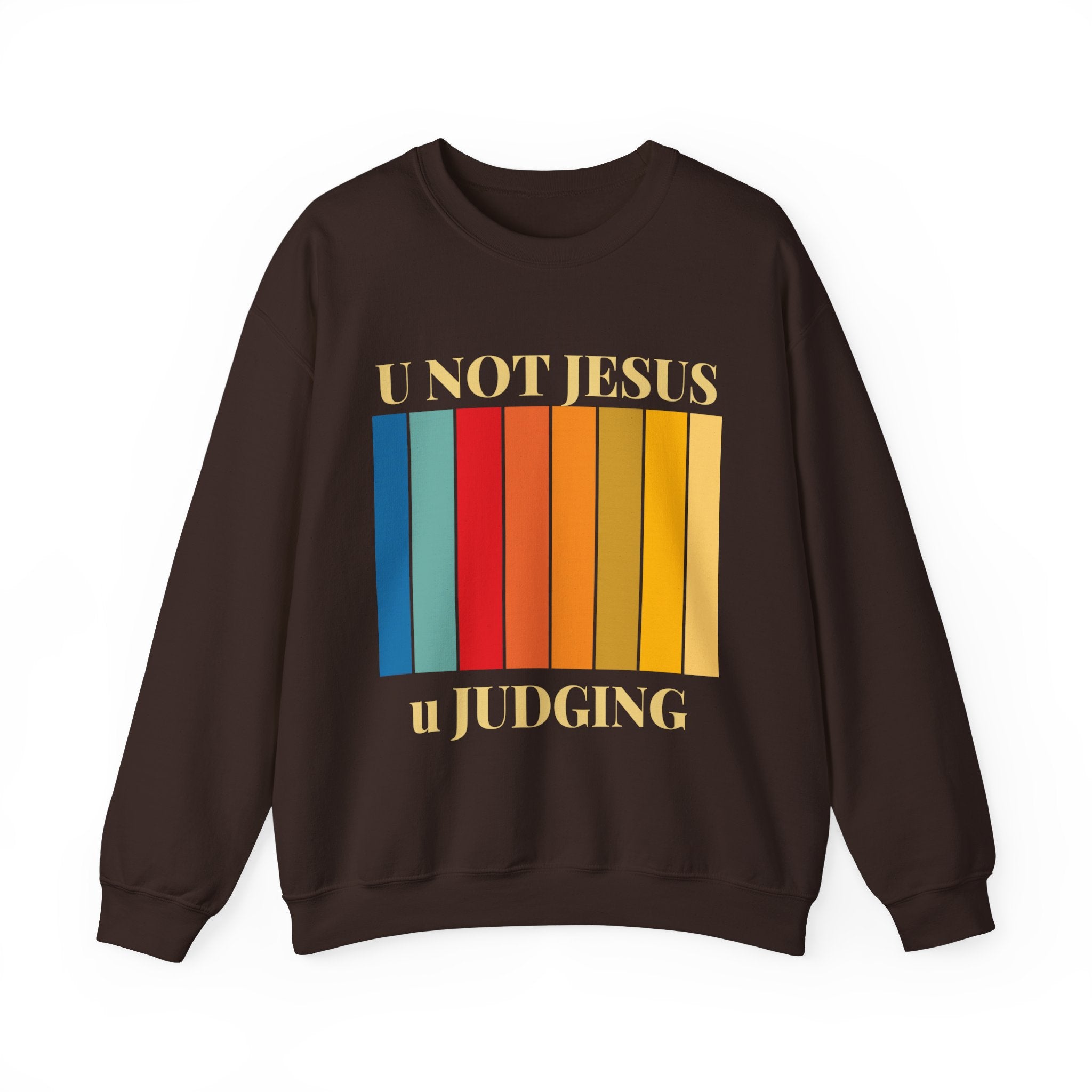 U NOT JESUS Unisex Crewneck Sweatshirt - Heavy Blend, Casual Comfort