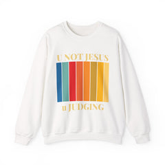 U NOT JESUS Unisex Crewneck Sweatshirt - Heavy Blend, Casual Comfort
