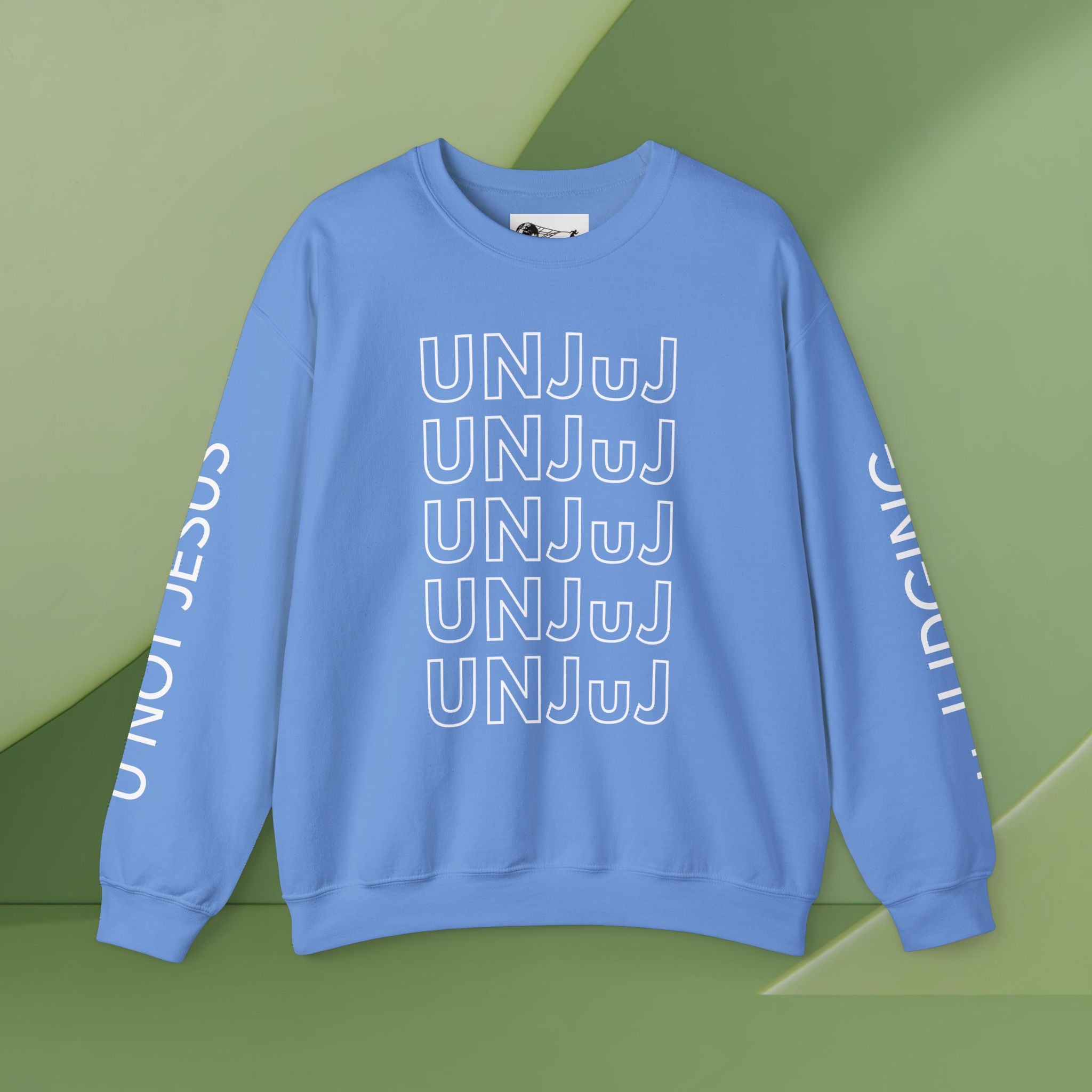UNJUJ Acronym Bold Design, Unisex Crewneck Sweatshirt Perfect for Casual Outings & Celebrations