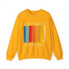 U NOT JESUS Unisex Crewneck Sweatshirt - Heavy Blend, Casual Comfort