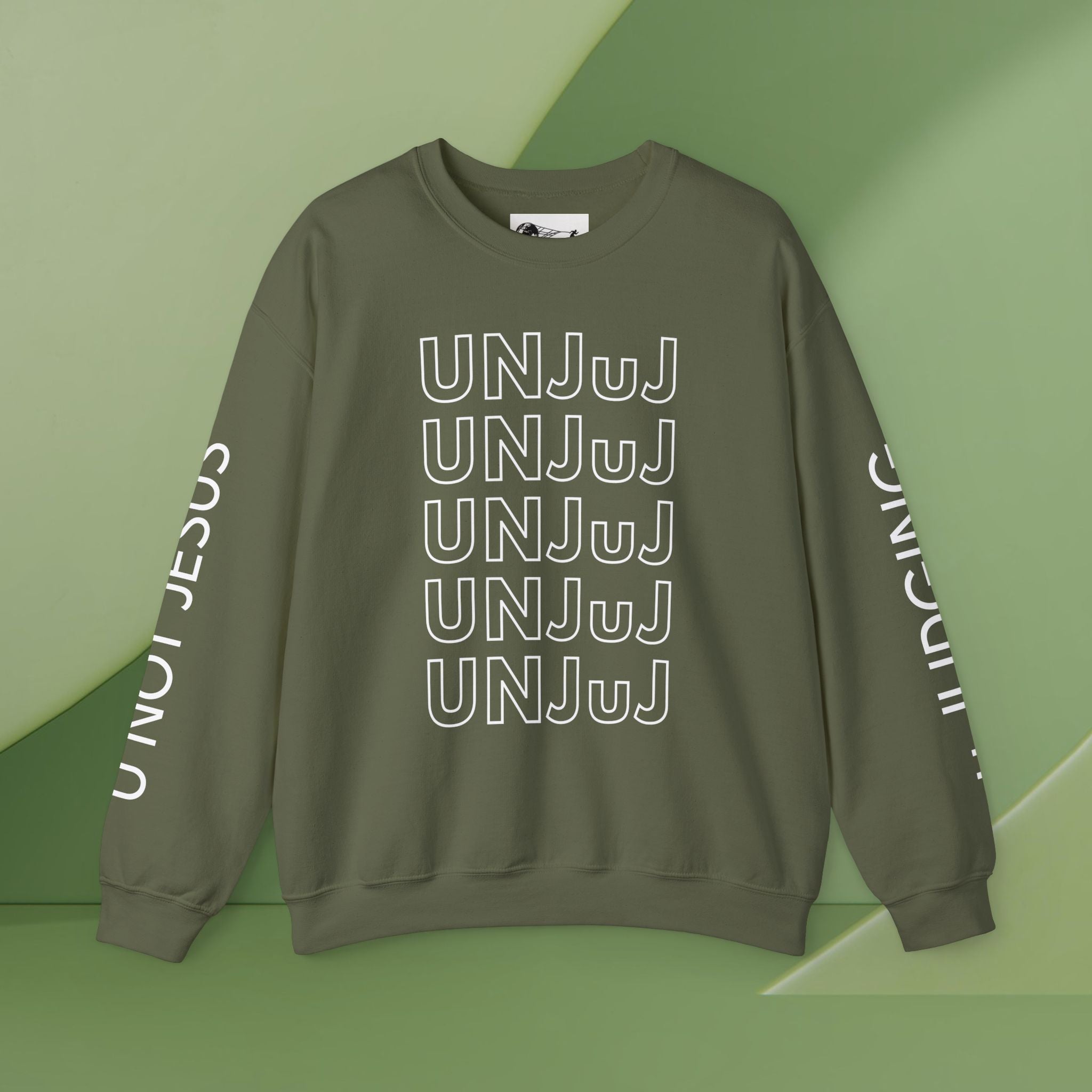 UNJUJ Acronym Bold Design, Unisex Crewneck Sweatshirt Perfect for Casual Outings & Celebrations